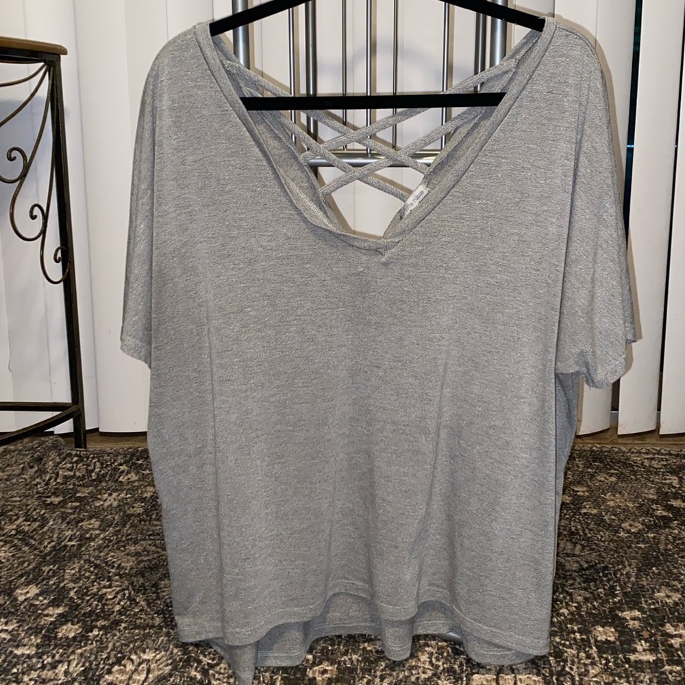 Grey Charlotte Russe Top!